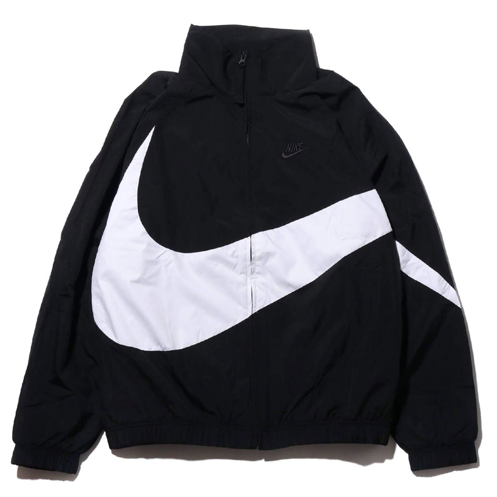 NIKE BIG SWOOSH WOVEN JACKET BLACK 黑白【A-KAY0】【AR3133-010】