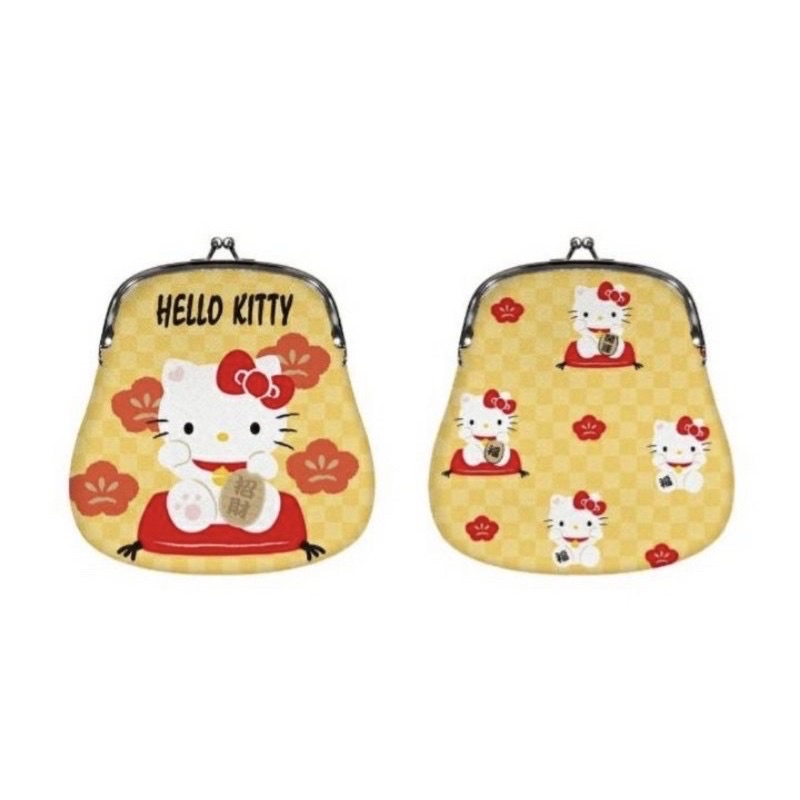 🅰️aa全新 7-11 Hello Kitty 開運口金包 貓咪款  招財款