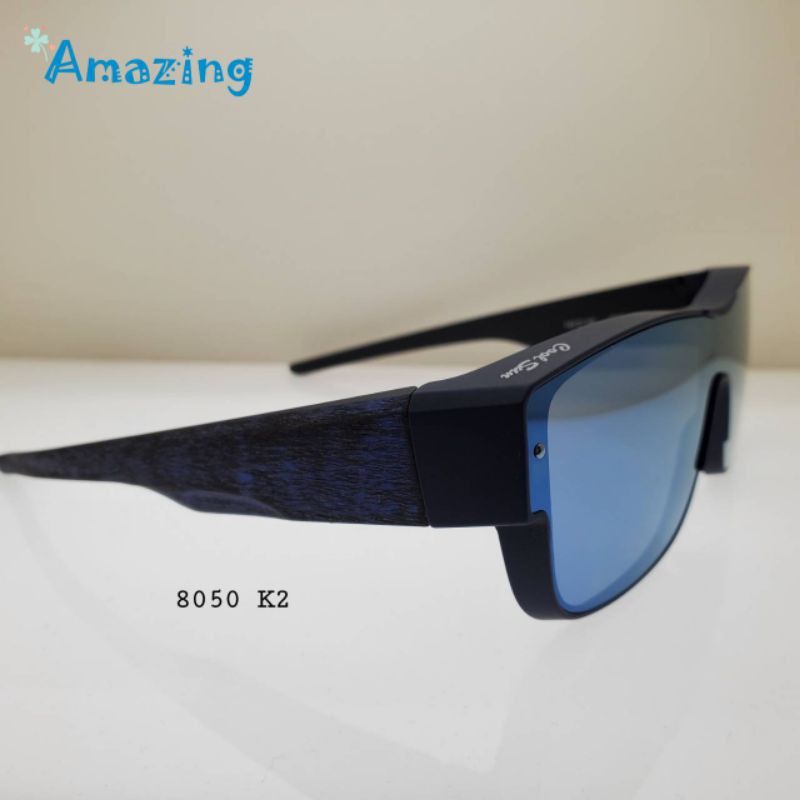 ✨Amazing🎁 COOL-SUN偏光套鏡 木紋邊框鏡面一體成型款太陽眼鏡 眼鏡族適用 墨鏡 公司貨 CS8050K2