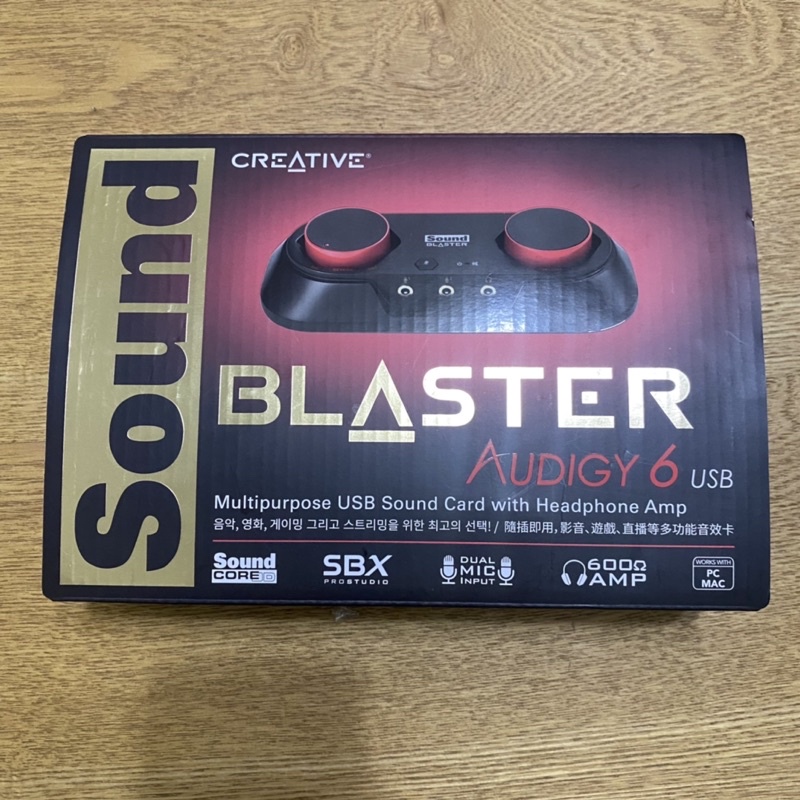 直播音效盒 CREATIVE創新 Sound Blaster Audigy 6/混音/USB/音效卡/直播器材/直播設備