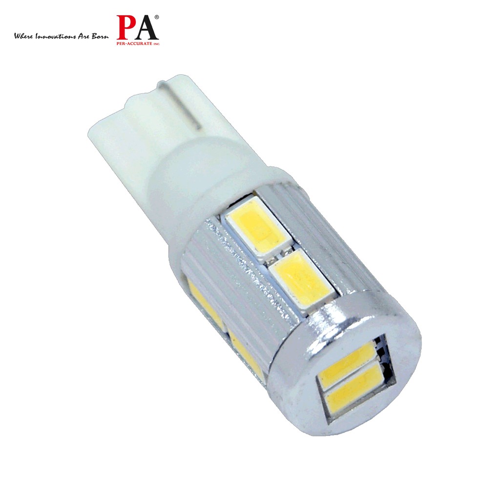 【PA LED】T10 10晶 三星 5630 SMD LED 白光 黃光 橘光 小燈 倒車燈 定位燈 日行燈