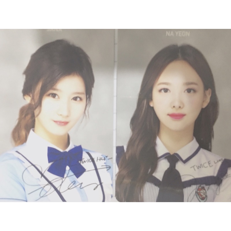 Twice 娜璉紗夏schoolooks 二代制服卡小卡 蝦皮購物