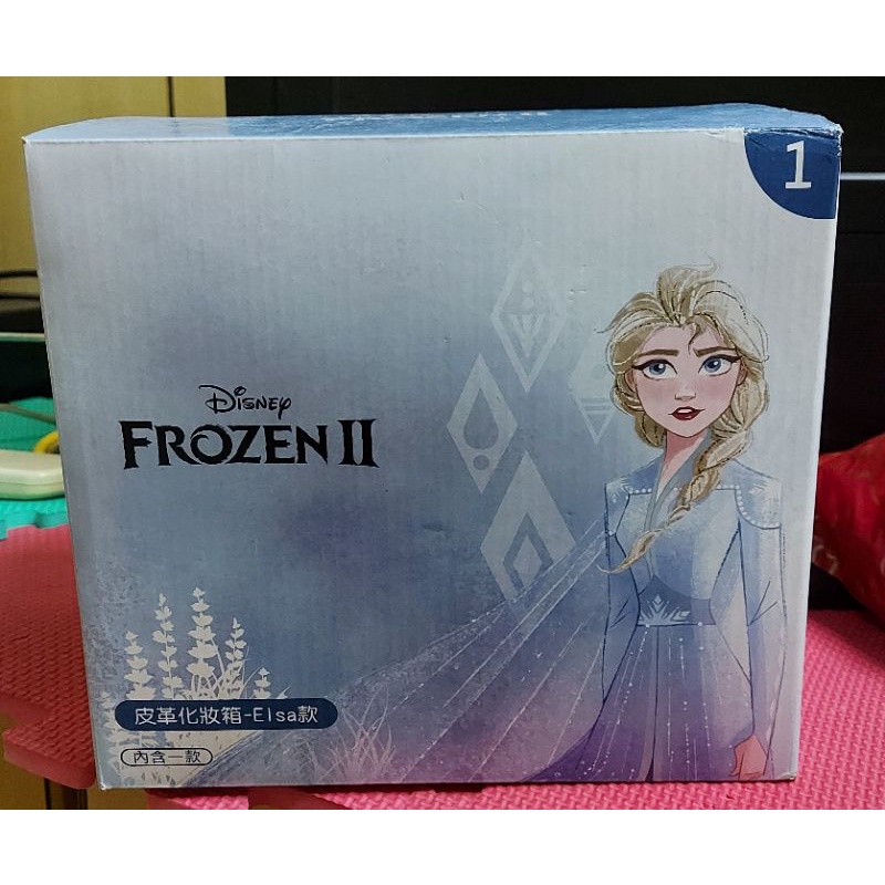 7-11 冰雪奇緣 FROZEN II 皮革化妝箱- Elsa