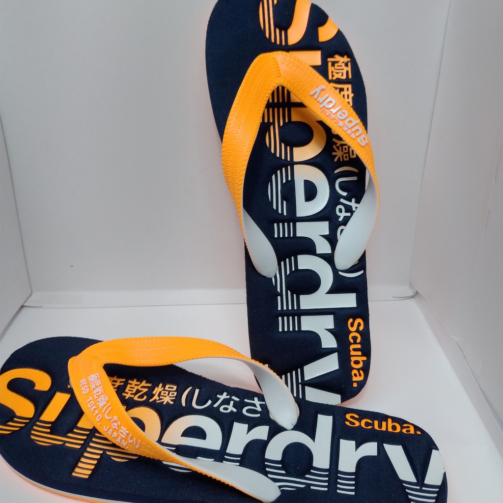 極度絕對 極度乾燥superdry 男版潛水材質夾腳拖 沙灘鞋海灘鞋人字拖鞋 蝦皮購物