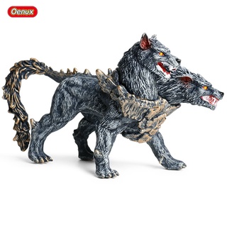 ☸科學奇語☸【雙頭地獄犬】仿真動物世界犬類模型歐洲神話傳說地獄犬狗狗動物模型玩具擺件