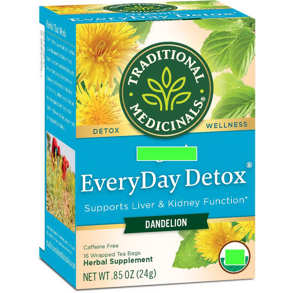 Traditional 每天蒲公英根茶Dandelion Root 1藍盒效期：05/2026,美國原廠複方照護肝茶包