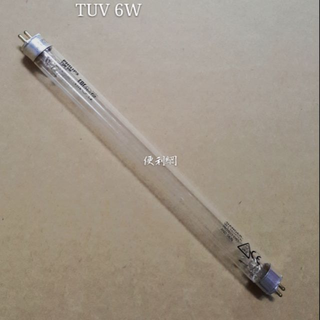 PHILIPS 飛利浦 6W UVC紫外線殺菌燈管 TUV 6W G6 T5 可抑制或消滅有害病毒 波蘭製-【便利網】