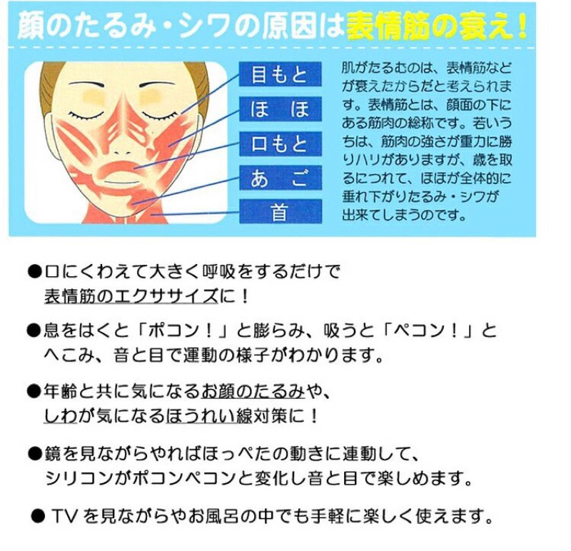 預購 日本消除防法令紋面部肌肉皮膚鬆弛下垂提拉緊致器 表情肌鍛鍊器v臉工具 瘦臉按摩器 消除法令紋皺紋細紋按摩工具