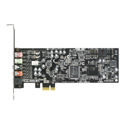 Xonar DGX 音效卡 5.1 Dolby PCI-E S/PDIF 光纖輸出 GX2.5 耳機放大器 耳擴