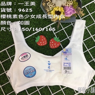 臺灣製 一王美 心型燒花罩杯學生內衣 少女內衣 學生內衣 9625