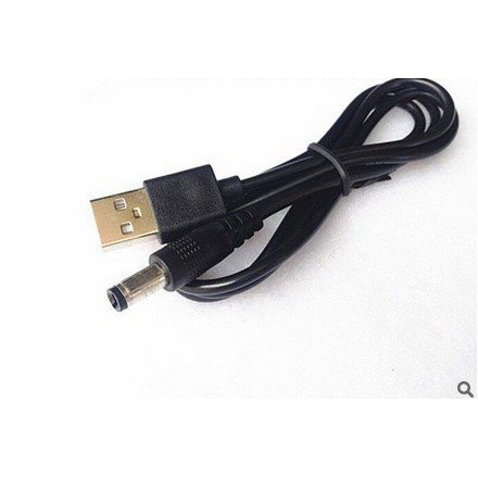 【綠市集】1.米全銅USB轉DC5.5*2.1mm DC電源充電線USB對直流數據線