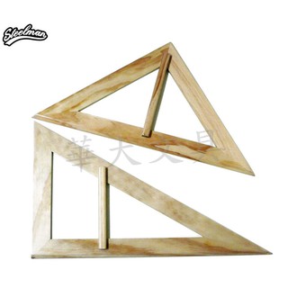 鐵人 木製三角板(45°及30°)教學用教具