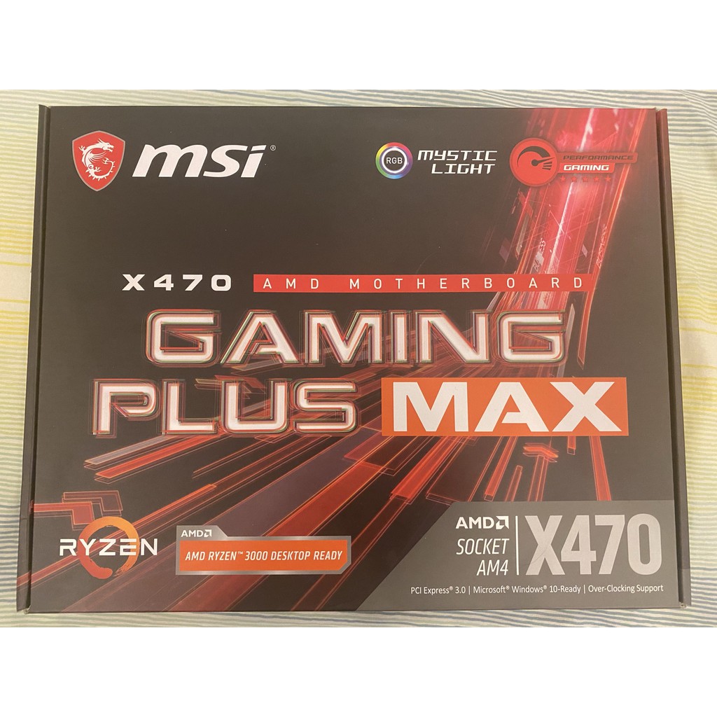 【現貨】全新 微星 MSI X470 GAMING PLUS MAX 主機板