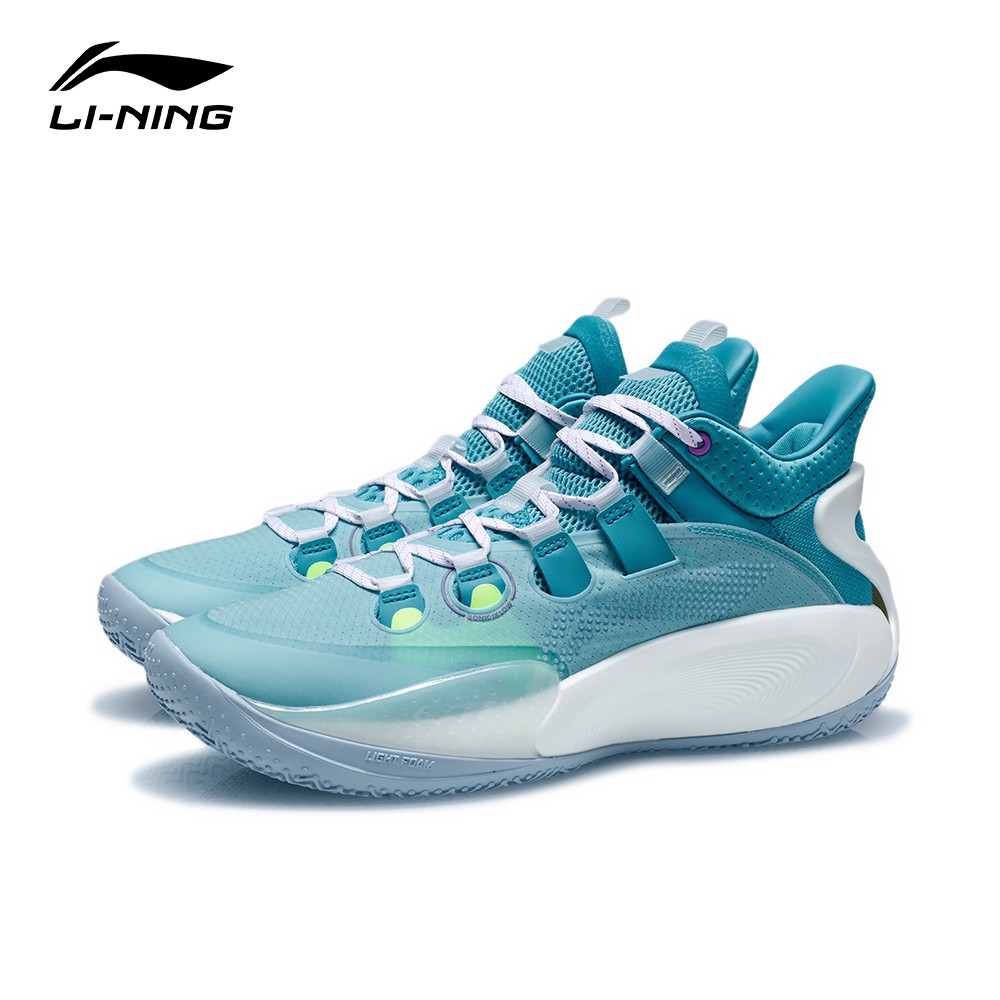 【LI-NING 李寧】音速9 Low 專業比賽男子籃球鞋 純淨藍/蝴蝶藍 (ABAR039-6)