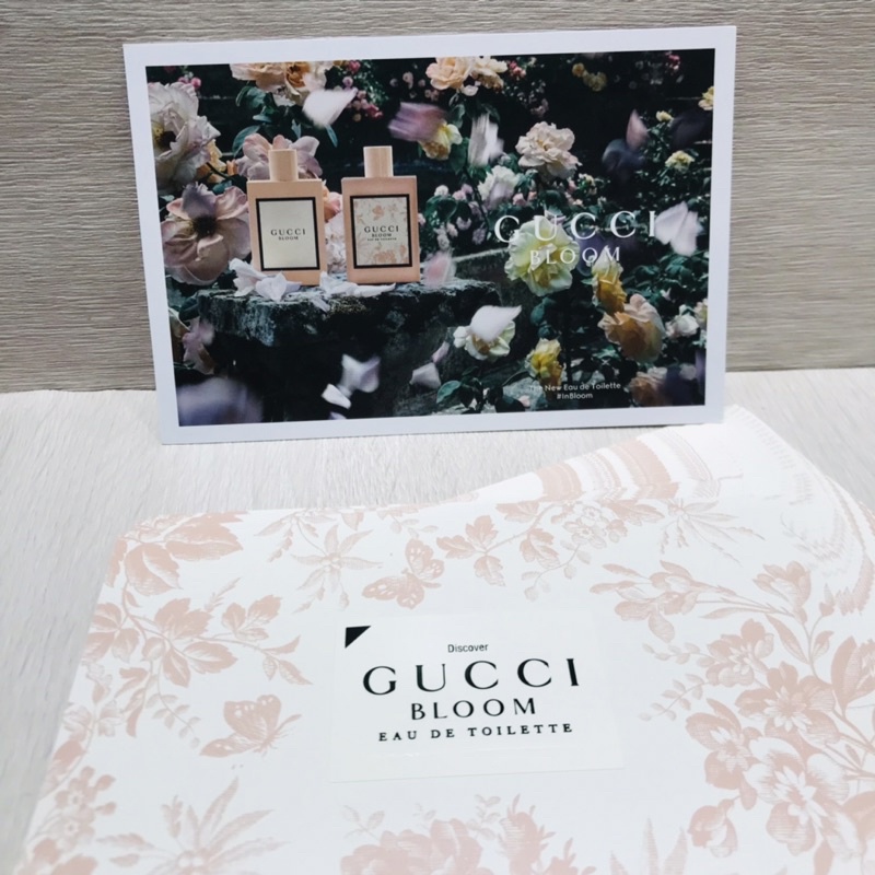 現貨 Gucci 花悅淡香水明信片 試香