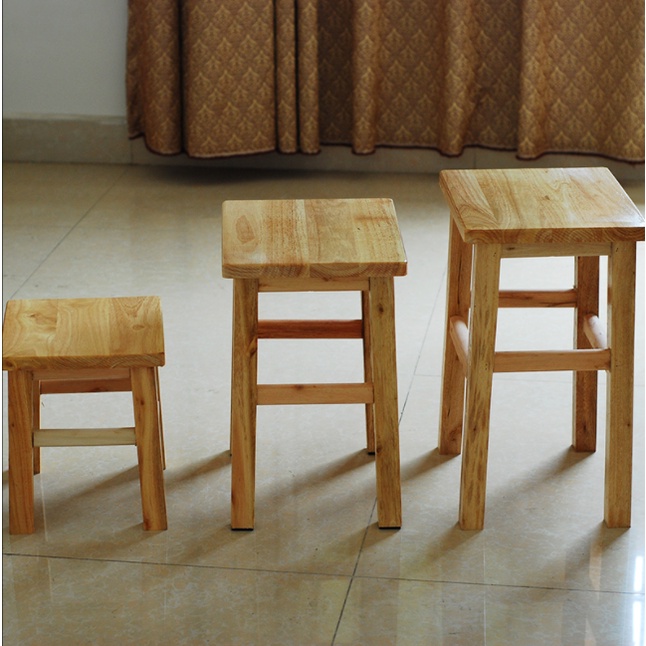 椅子 小椅子 板凳 餐桌椅 實木方凳子簡約實用木板凳四方凳餐廳飯桌學校木凳成人高腳椅子