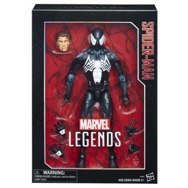 {克拉克玩具}Hasbro 孩之寶 Marvel Legends 12吋 黑蜘蛛人 漫威 Spiderman