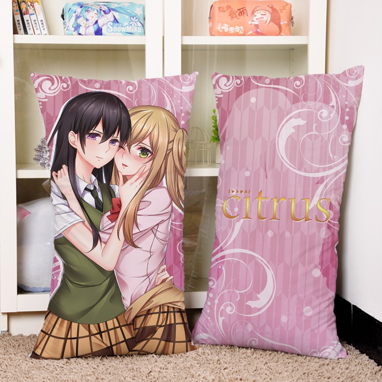 Citrus 藍原柚子藍原芽衣百合動漫二次元長方形抱枕靠枕睡枕周邊 蝦皮購物