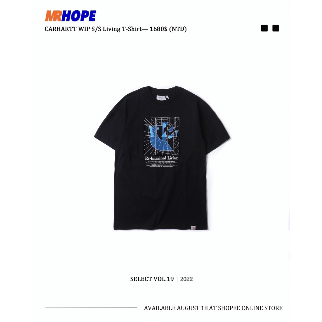 【MR.HOPE】新品 歐線 Carhartt WIP S/S Living T-Shirt 有機棉 短T 幾何圖形