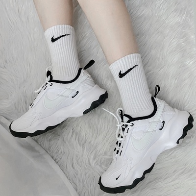 【吳公先生】Nike TC 7900 黑白 熊貓 白黑 增高 厚底 休閒鞋 運動 老爹鞋 百搭鞋 DR7851-100
