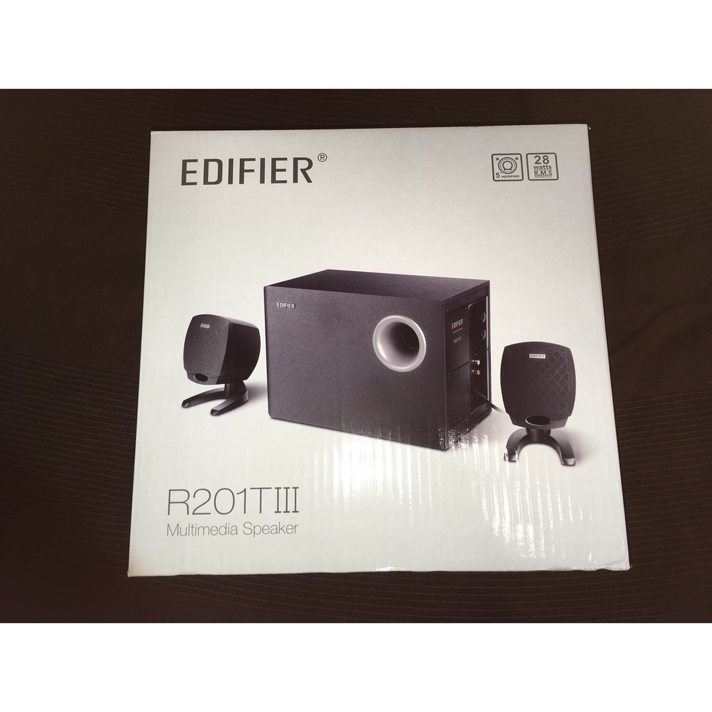 Edifier 漫步者 R201TIII 多媒體喇叭 (黑色) (組合喇叭 音響 低音喇叭 重低音喇叭)