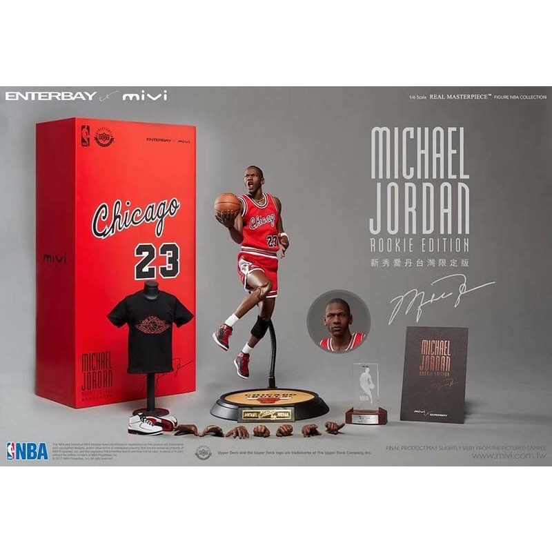 [已售]ENTERBAY MICHAEL JORDAN 1/6 麥可 喬丹 籃球之神  金鍊子 MJ 老喬 NBA 公牛