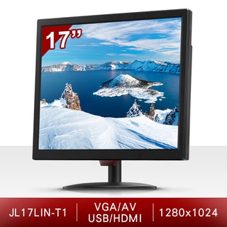 【視覺TV廣場】17吋4:3LED /HDMI+VGA+AV+USB/電腦螢幕/小型電視/廣告機