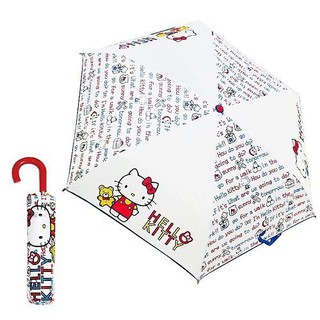 Hello Kitty 凱蒂貓 造型摺疊傘 折疊傘 折傘 雨傘
