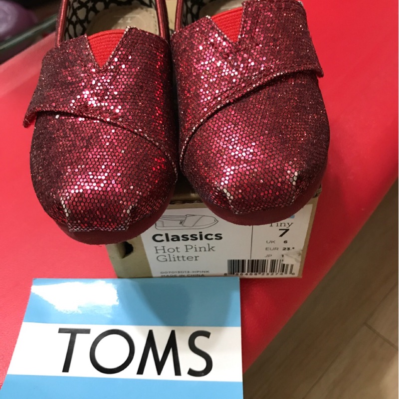 正品TOMS女鞋7號14.8cm