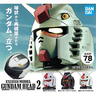 【鋼普拉】現貨 BANDAI 扭蛋 RX-78-2 GUNDAM HEAD 2 第二彈 初鋼頭 鋼彈頭 頭像 胸像 初鋼