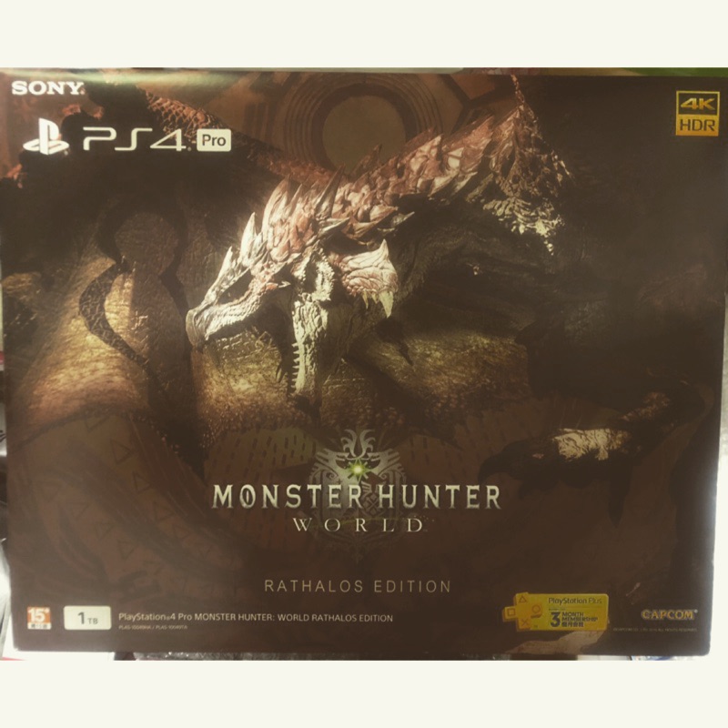 台灣公司貨 PS4 Pro 魔物獵人 世界 火龍機 周邊商品