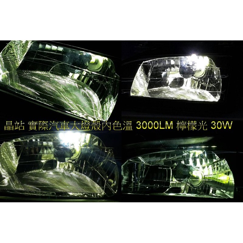 檸檬光 LED大燈 CREE 3晶 30W H4LED大燈 LED頭燈 機車LED大燈 H4 超亮 3000LM