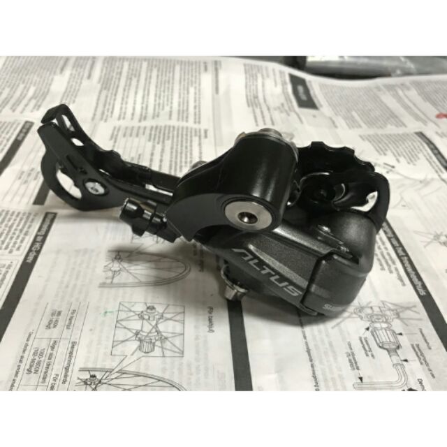 全新SHIMANO ALTUS RD-M370 9速長腿後變(RD-M390 RD-M4000 RD-M591參考)