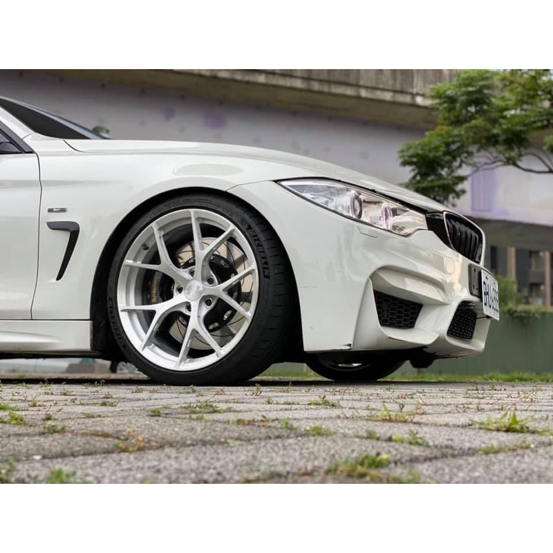 FantasyForged全車系客製化鍛造鋁圈 GT12 刷絲銀 #GT系列#BMW#F32#428#訂製#鋁圈#19吋