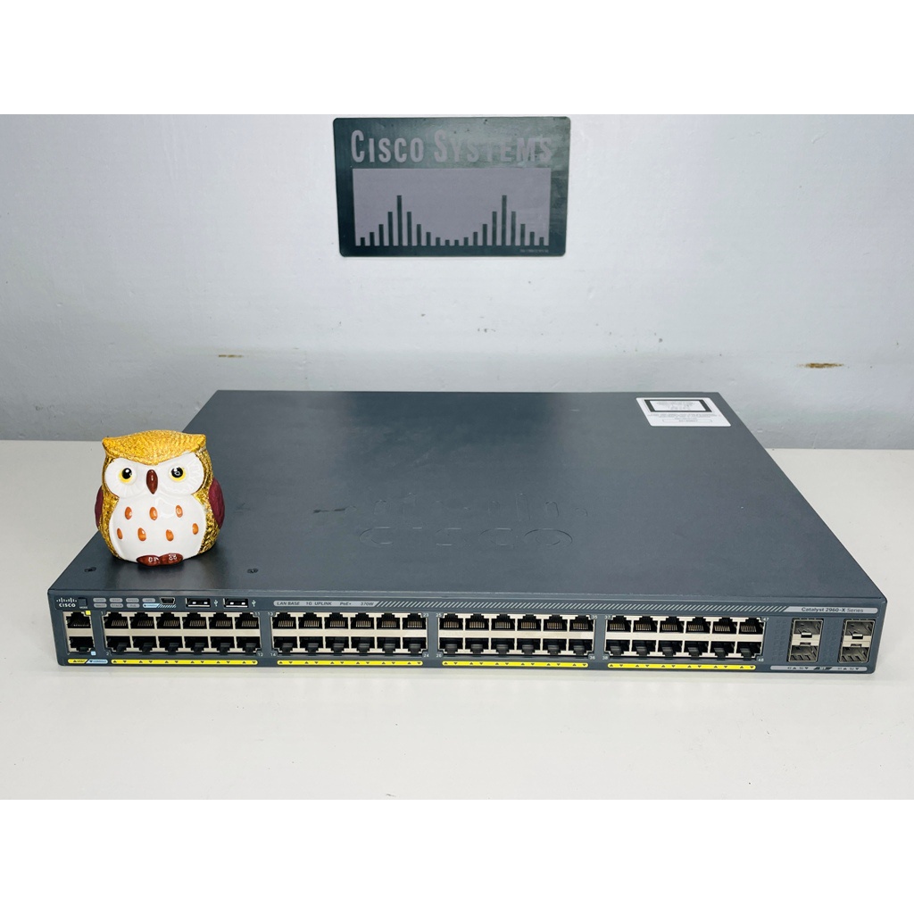 Cisco WS-C2960X-48LPS-L 48-Port GbE PoE+