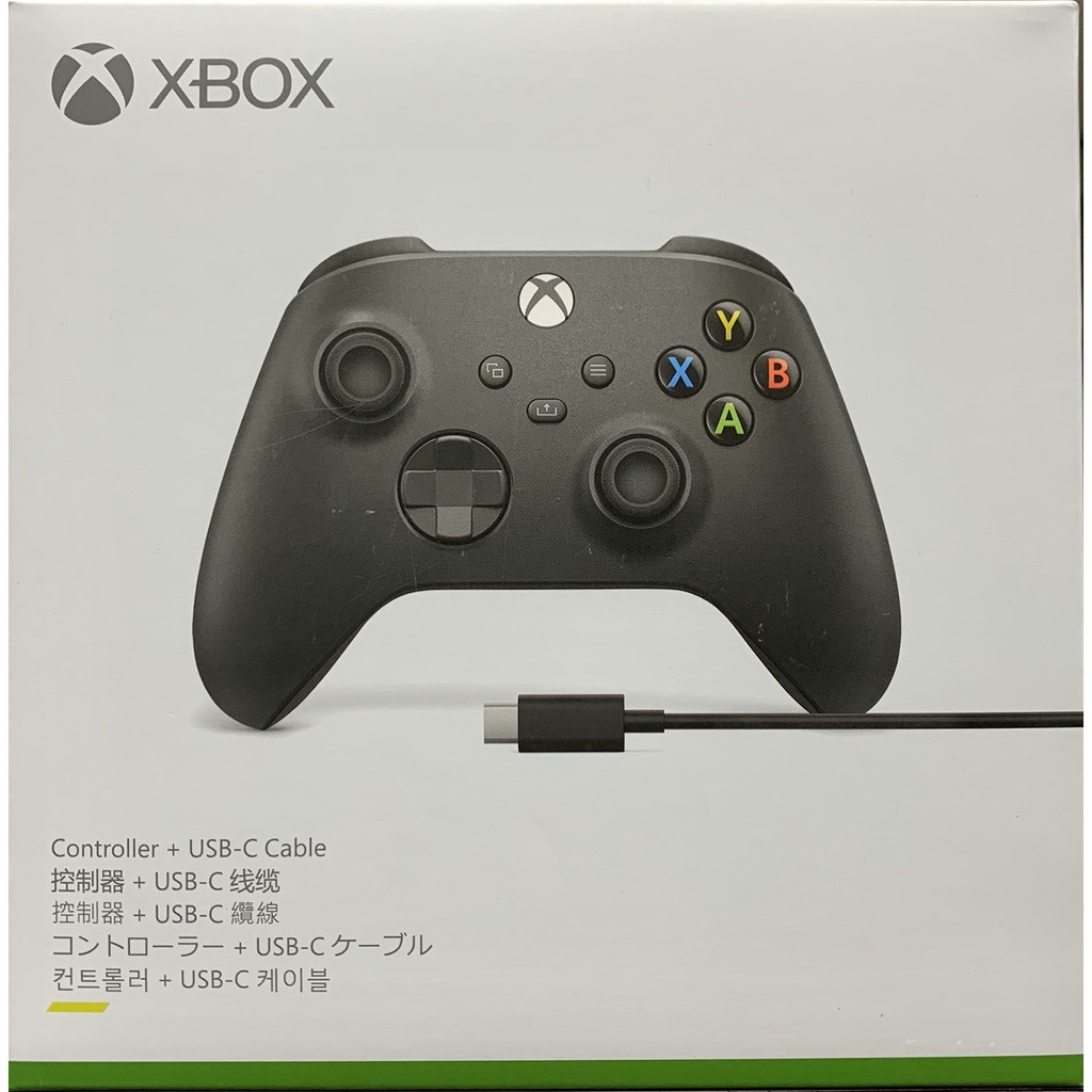 "現貨"微軟Xbox series x 無線控制器(磨砂黑)手把 + USB-C® 纜線