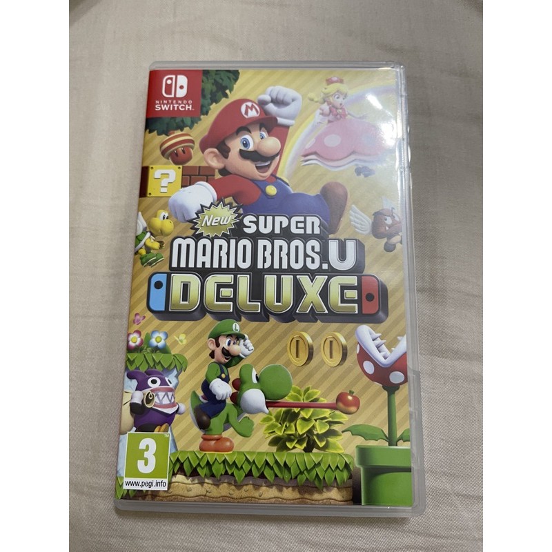 二手 瑪利歐 u 豪華版 New super Mario bros.U Deluxe