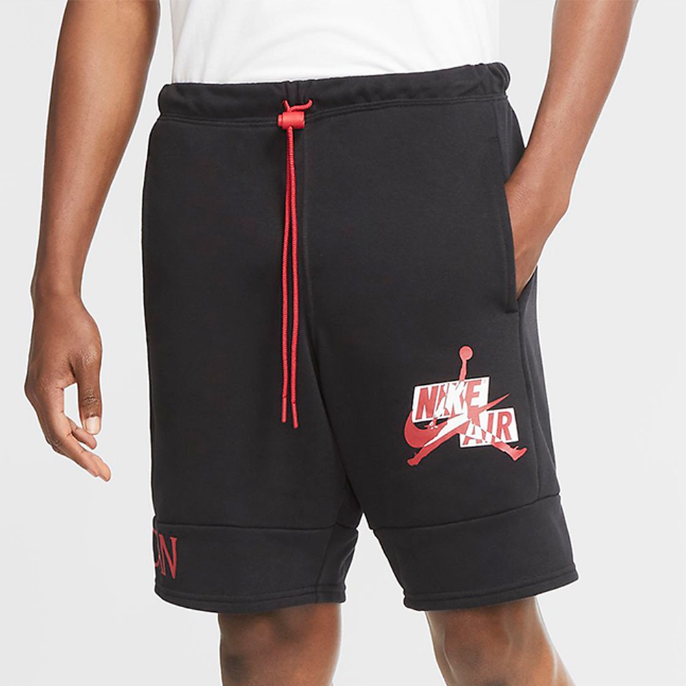Nike Jordan Jumpman 男裝 短褲 休閒 棉褲 抽繩 口袋 黑【運動世界】CU2907-011