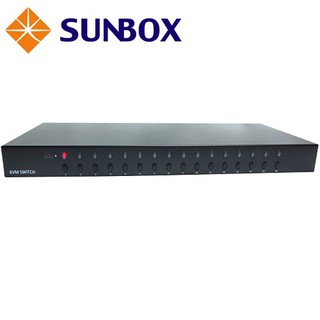 16埠 Cat5 IP KVM 切換器(SK1516BI) - SUNBOX