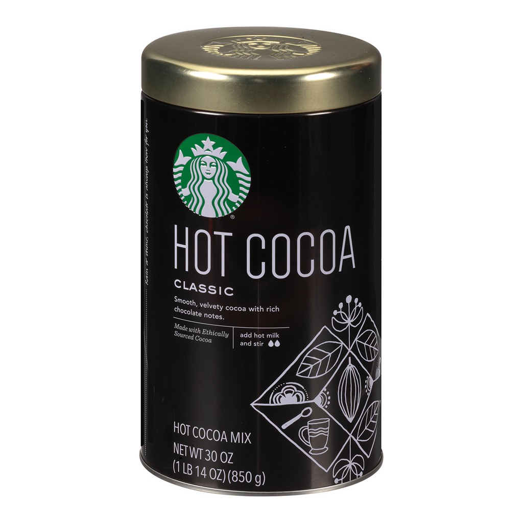 [#巧] Costco好市多代購-Starbucks 罐裝經典可可粉 850公克