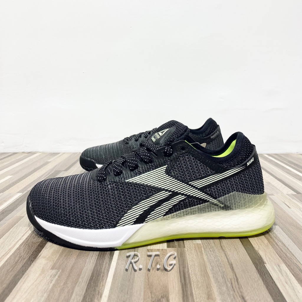 【RTG】零碼 REEBOK NANO 9 黑灰綠 訓練 運動 編織 9代 緩震 透氣 支撐 女鞋 FU7519