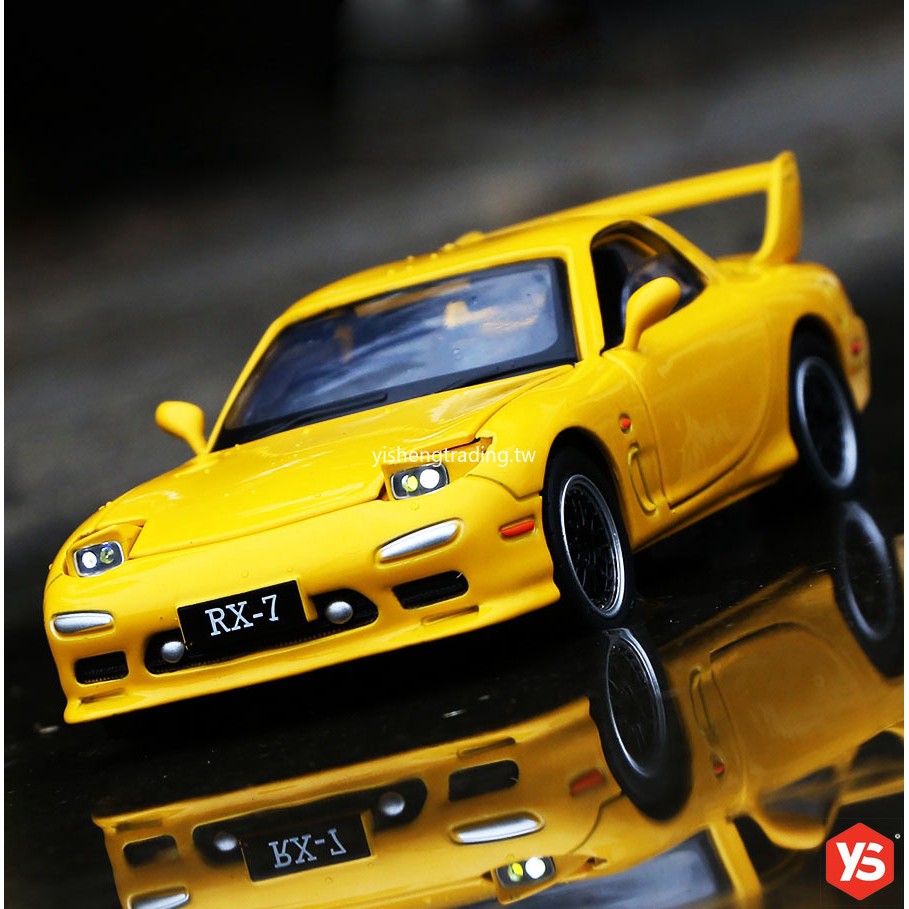 汽車模型1 32 合金車mazda Rx 7 Fd35 馬自達高橋涼介頭文字d 跑車 蝦皮購物