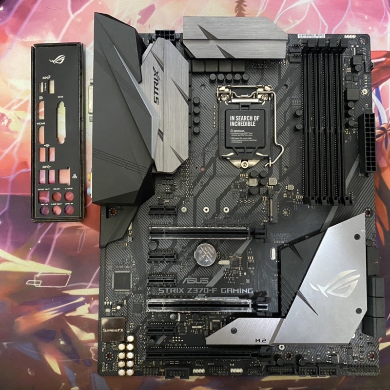 ASUS ROG Strix Z370F GAMING 主機板 1151腳位 二手 有部分瑕疵