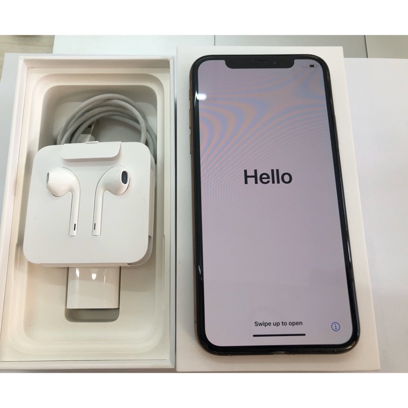 《保固到2020/02/19》iPhone XS 64G 金色 完整盒裝 耳機全新 宅配免運費