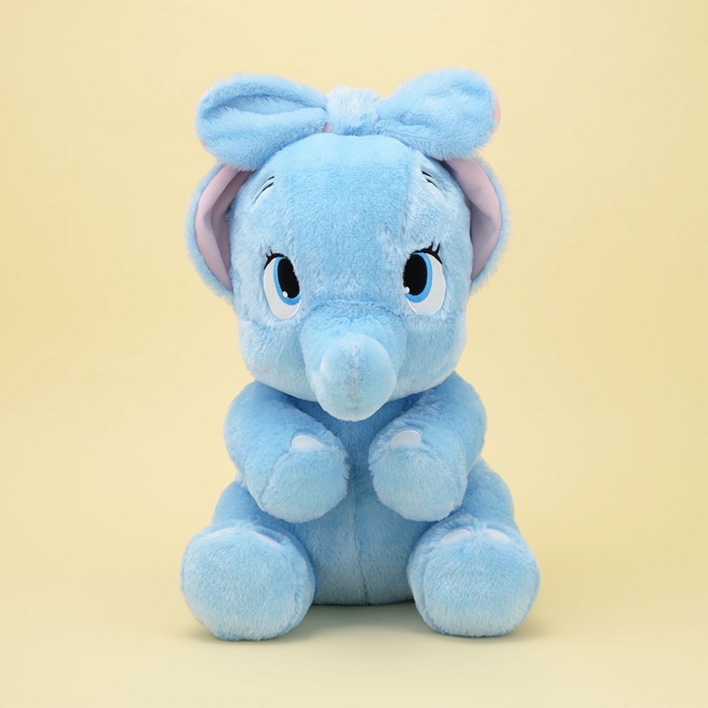 小飛象 日本限定 迪士尼 日本景品 SEGA 娃娃 絨毛玩偶 坐姿 蝴蝶結 毛茸茸 Disney 生日 禮物 Dumbo