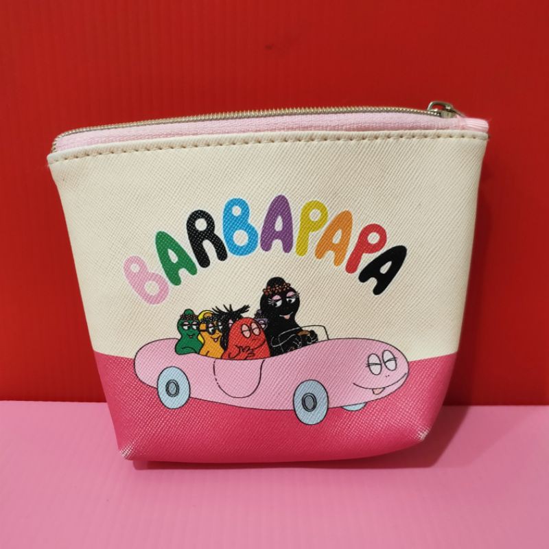 🔥現貨免等🔥正版日本 BARBAPAPA 泡泡先生小包收納包零錢包  內有隔層【古滋古滋】