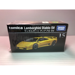 多美 tomica premium 15 lamborghini diablo SV 藍寶堅尼 黑盒