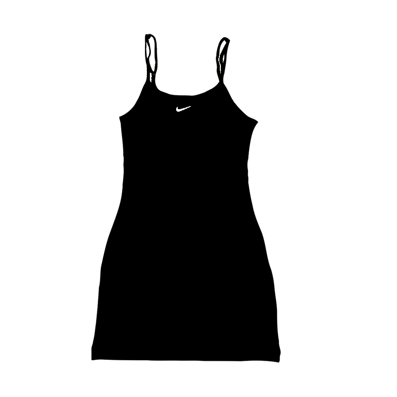 [FLOMMARKET]Nike Thin Shoulder Dress 細肩洋裝 黑色 DM6231-010