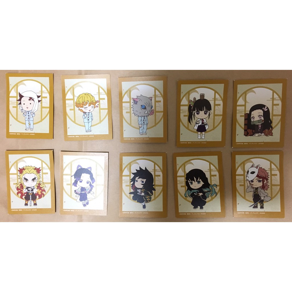 現貨/鬼滅之刃//日本6.27發售一番賞//紙卡/煉獄/義勇/胡蝶忍/禰豆子/錆兔/伊之助/炭治郎/善逸