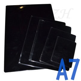 【Mr&amp;Miss】PVC 黑色塑膠板/螢光板/廣告板-A7單個